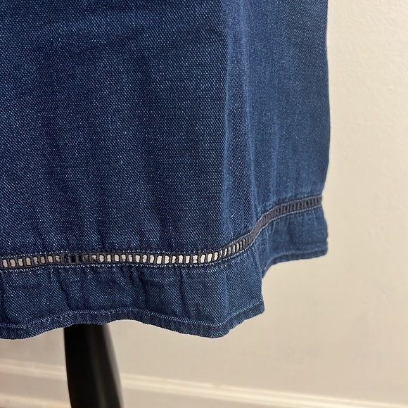 Calvin Klein Jeans Denim Dress with Back Exposed Zip, Sz. L. - Picture 3 of 12